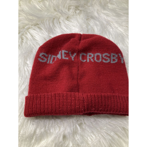 Tim Hortons Sidney Crosby Timbits Toque Hat Red White Beanie Cap Large - Picture 4 of 9